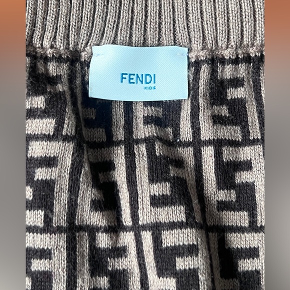 Baby Fendi cotton and cashmere pants. - Picture 4 of 4